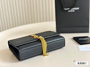 Saint Laurrent Kate Gold Chain Black 24 cm  - 5