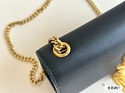 Saint Laurrent Kate Gold Chain Black 24 cm  - 4