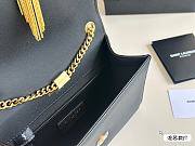 Saint Laurrent Kate Gold Chain Black 24 cm  - 3