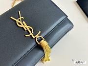 Saint Laurrent Kate Gold Chain Black 24 cm  - 2