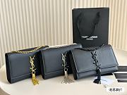 Saint Laurrent Kate Black Chain 24 cm  - 5