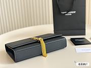 Saint Laurrent Kate Silver Chain Beige 24 cm - 2