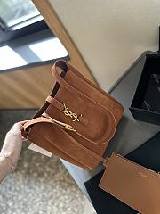 YSL Saint Laurrent Hobo Suede Brown 24 cm  - 2