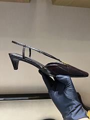 Fendi FLogo Slingback Black - 6