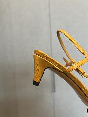 Fendi FLogo Slingback Yellow - 2