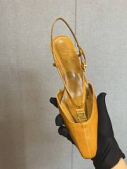 Fendi FLogo Slingback Yellow - 3