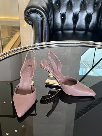Fendi Slingback High Heels Pink 