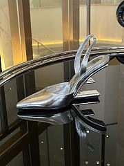 Fendi Slingback High Heels Silver  - 5