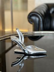 Fendi Slingback High Heels Silver  - 2