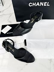 Chanel Slingback High Heel Black  - 1