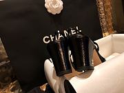 Chanel High Heel Slingback Black  - 6