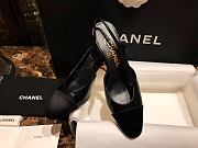 Chanel High Heel Slingback Black  - 5