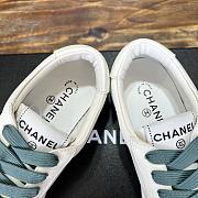 Chanel C Sneaker White And Mint - 3