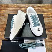 Chanel C Sneaker White And Mint - 2