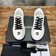 Chanel C Sneaker White And Black  - 1