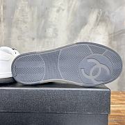 Chanel C Sneaker White And Black  - 3