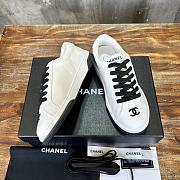 Chanel C Sneaker White And Black  - 4