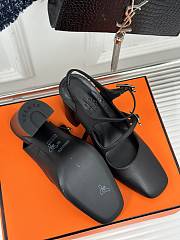 Hermes Heels Black  - 4