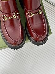 Gucci Loafer Horsebit Rouge - 6