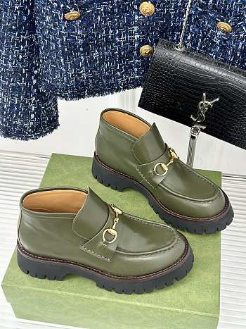 Gucci Loafer Horsebit Green