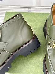Gucci Loafer Horsebit Green - 6