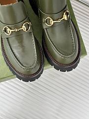 Gucci Loafer Horsebit Green - 4