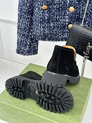 Gucci Loafer Horsebit Suede Black  - 2