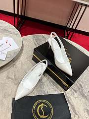 Maison Christian Louboutin Heel White  - 4