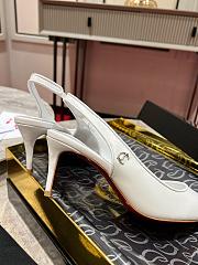 Maison Christian Louboutin Heel White  - 6