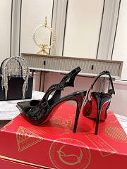 Louboutin Heels Shining Leather Black  - 3