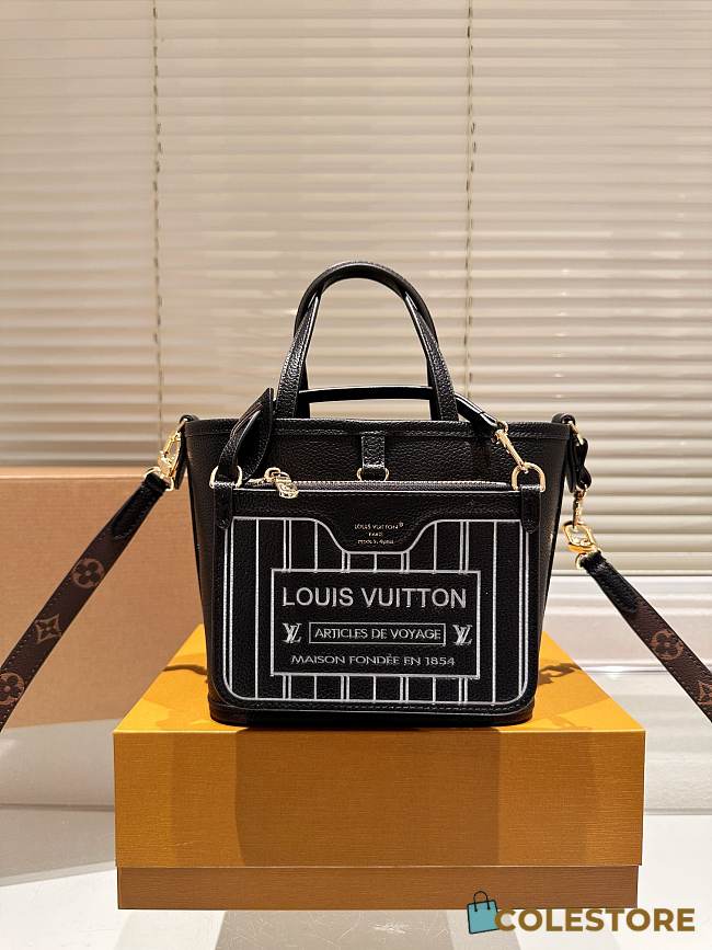 Louis Vuitton Neverfull Black 19 x 18 cm - 1
