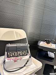 Dior 30 Montaigne Bag Black Dior Oblique Jacquard 21 x 12 cm - 1