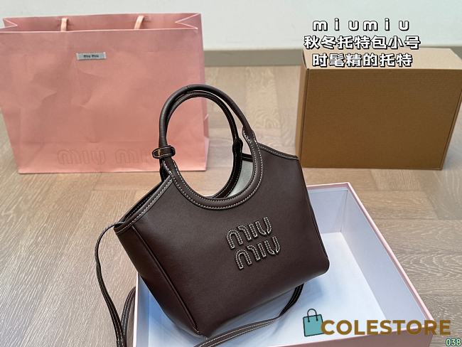MiuMiu Tote Ivy Brown 35 x 32 cm - 1