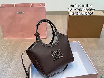 MiuMiu Tote Ivy Brown 35 x 32 cm