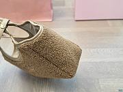 MiuMiu Fur Ivy Tote Brown 23 x 16 cm - 6
