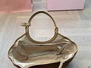 MiuMiu Fur Ivy Tote Brown 23 x 16 cm - 2
