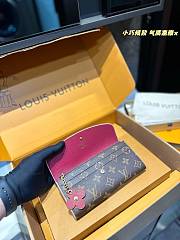 Louis Vuitton Emilie Monogram Canvas Wallet Hot Pink 19 x 2.5 x 10 cm - 6