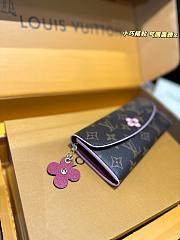 Louis Vuitton Emilie Monogram Canvas Wallet Hot Pink 19 x 2.5 x 10 cm - 5