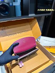 Louis Vuitton Emilie Monogram Canvas Wallet Hot Pink 19 x 2.5 x 10 cm - 4