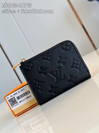 Louis Vuitton Noa Wallet Monogram Black 11 x 8 x 1 cm 