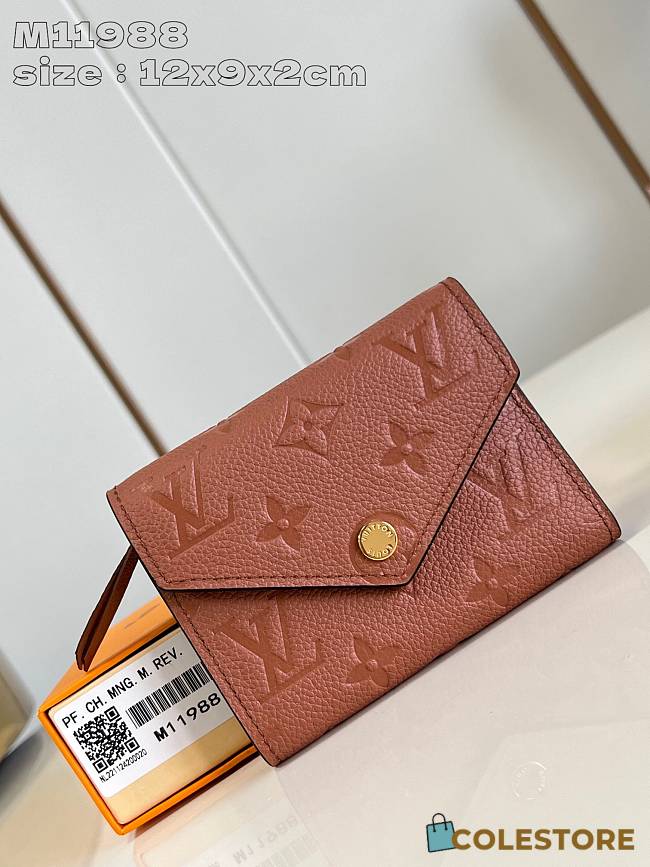 Louis Vuitton Victorine Wallet Monogram Brown 12 x 9 x 2 cm  - 1