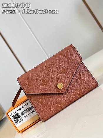 Louis Vuitton Victorine Wallet Monogram Brown 12 x 9 x 2 cm 