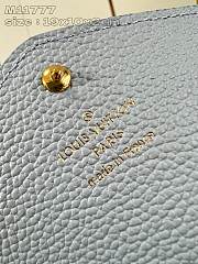 Louis Vuitton Wallet Monogram Empreinte Blue 19 x 10 x 2 cm  - 6