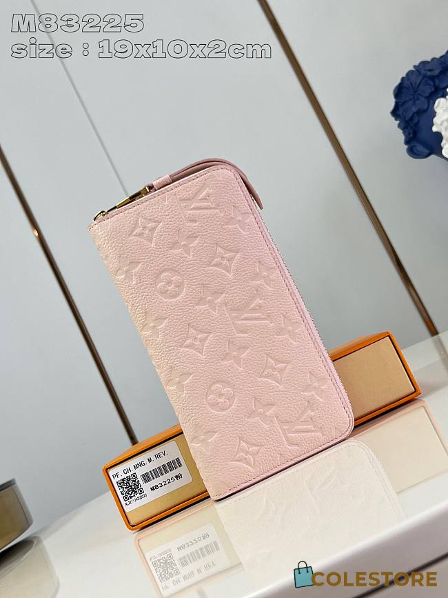 Louis Vuitton Wallet Monogram Empreinte Pink 19 x 10 x 2 cm  - 1
