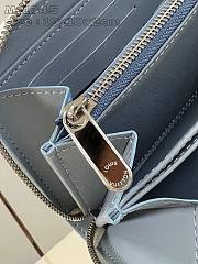 Louis Vuitton Wallet Mahina Monogram Empreinte White Blue 19 x 10 x 2 cm  - 3