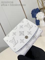 Louis Vuitton Iris Compact Monogram White Blue 12 x 9 x 3 cm - 6