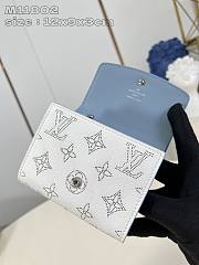 Louis Vuitton Iris Compact Monogram White Blue 12 x 9 x 3 cm - 4