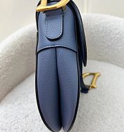 Colestore Dior Saddle Bag Blue 21 x5 x 19 cm - 5