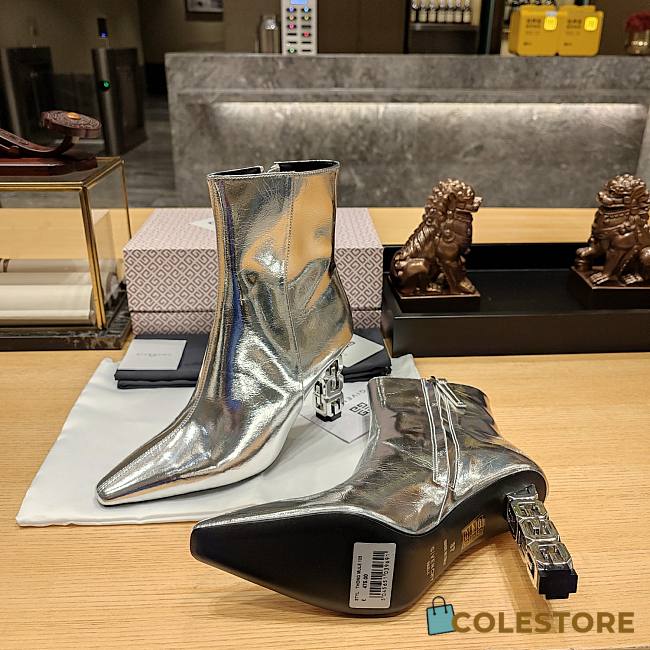 Givenchy Boots High Heels Silver  - 1