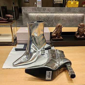 Givenchy Boots High Heels Silver 